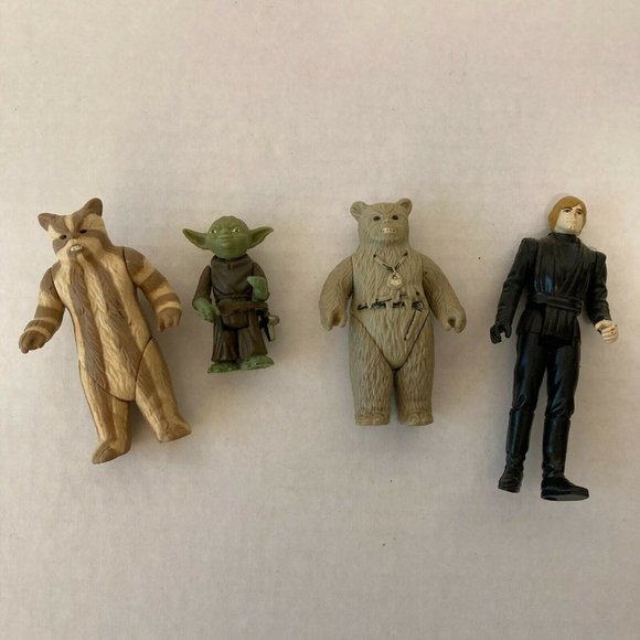Lot of 4  - with Luke, Vintage Star Wars First Original Kenner Action Figures - Picture 1 of 10